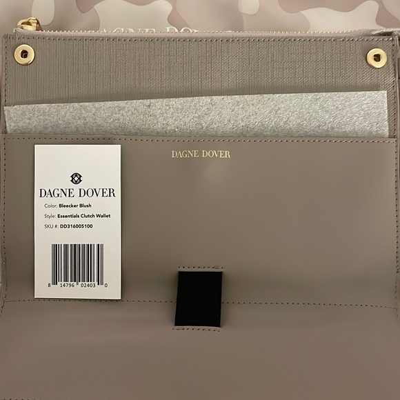 💥LAST ONE💥 NWT Dagne Dover Essential Canvas Wallet in Blush - Picture 13 of 16